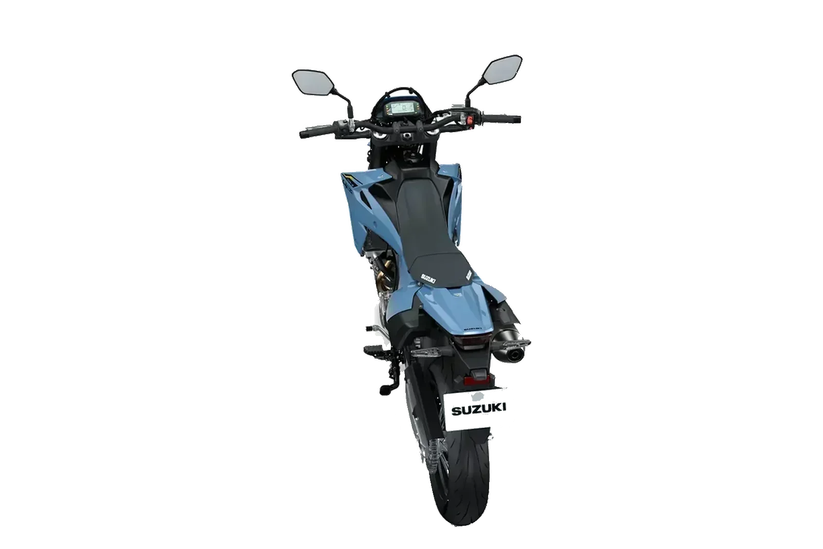 Suzuki DR-Z4SM Blu, retro