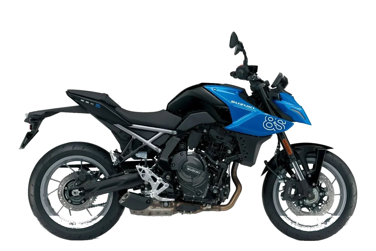 Suzuki GSX-8S BLU SAN DIEGO, lato destro