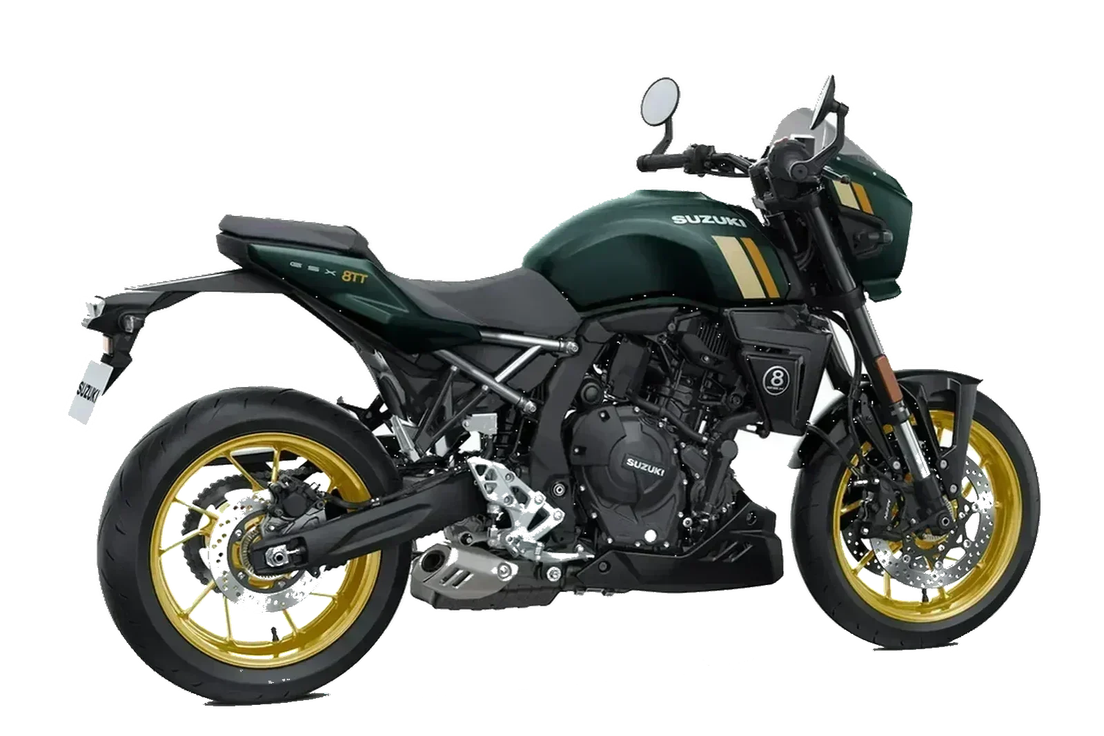 Suzuki GSX-8TT Grigio, lato destro