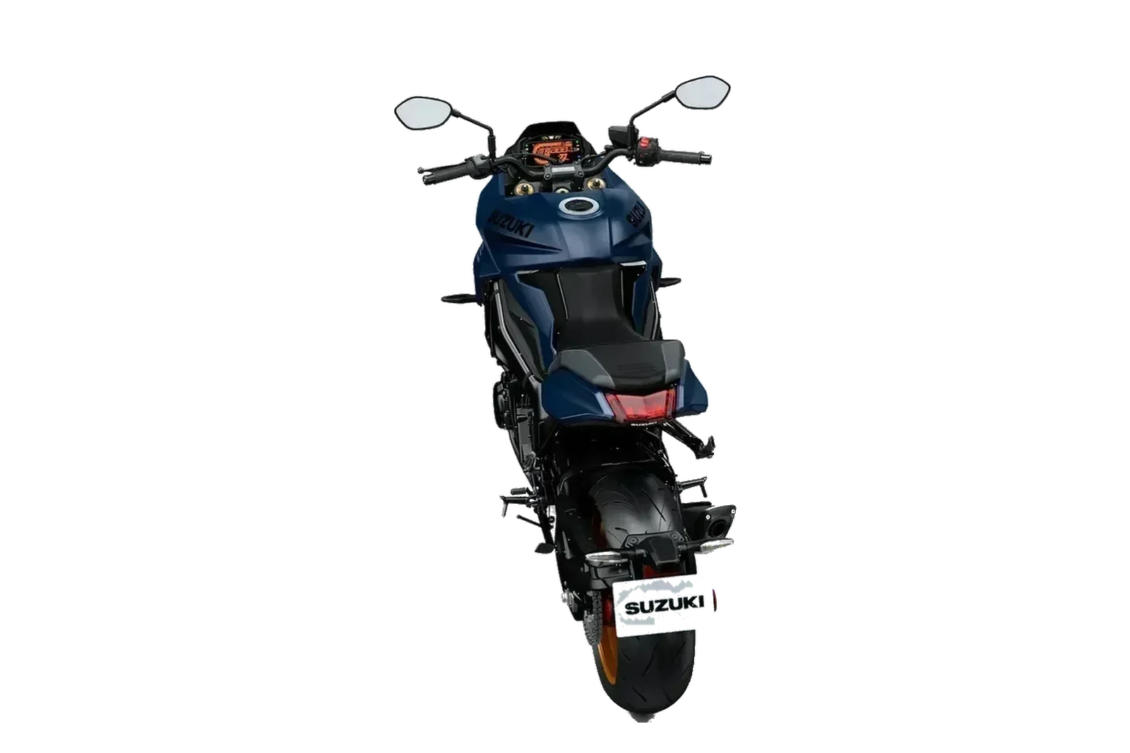 Suzuki KATANA Blu, retro