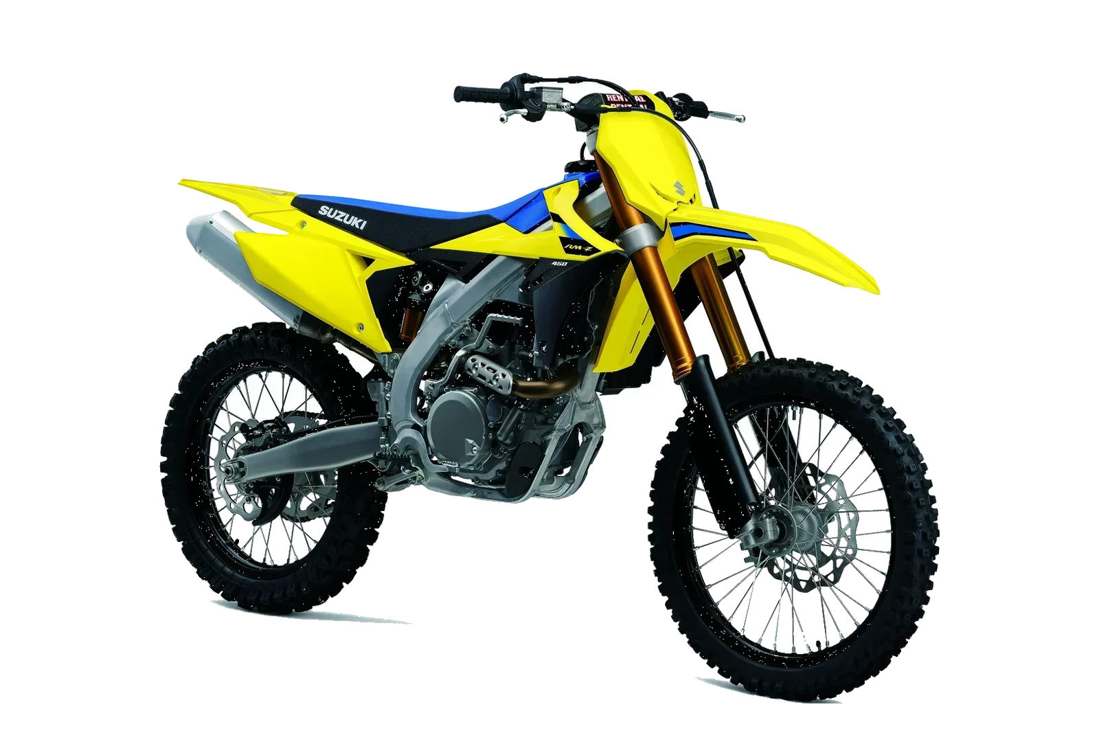 Suzuki RM-Z450 GIALLO PETRA, lato destro