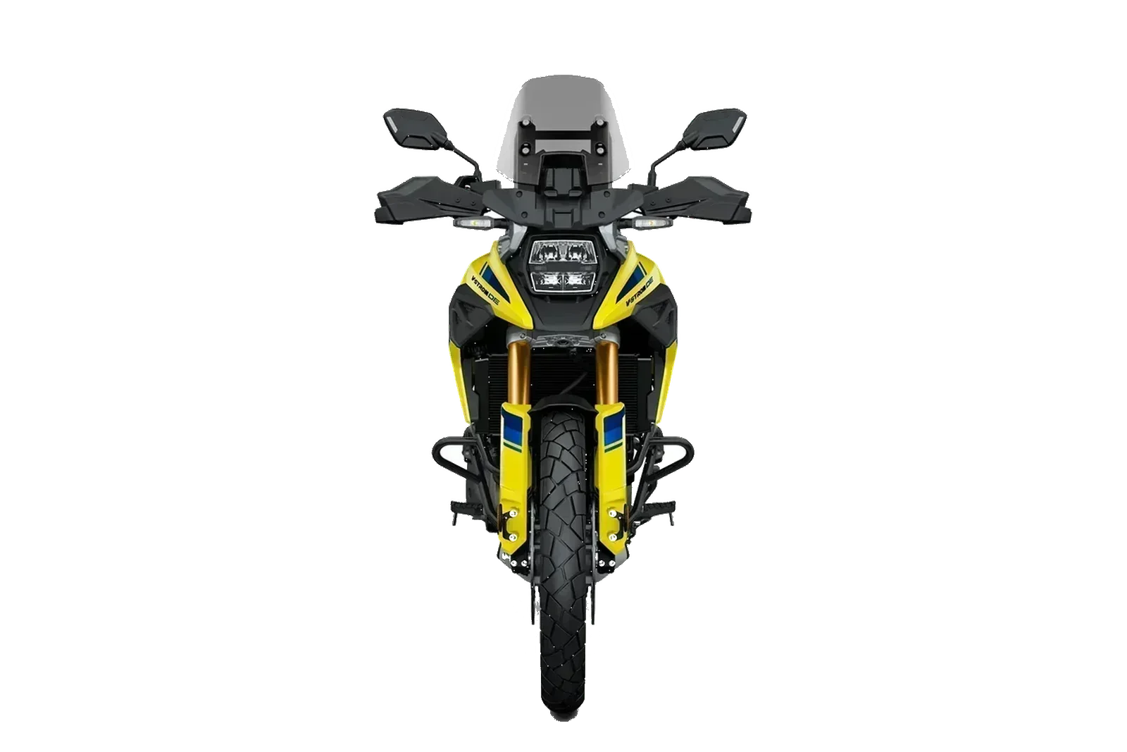 Suzuki V-STROM 1050DE Giallo, fronte